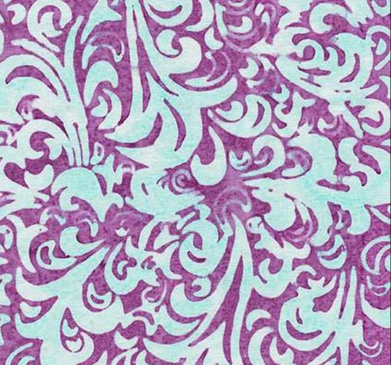 Batiks Elementals Twirl & Swirl Wisteria Skye BT21900-181 Riley Blake Half Yard