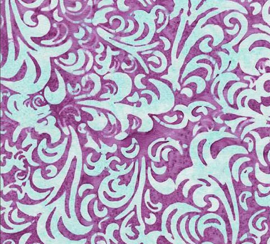 Batiks Elementals Twirl & Swirl Wisteria Skye BT21900-181 Riley Blake Half Yard