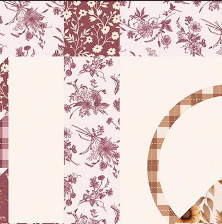 Harvest on the Prairie Harvest Baskets Cheater Print CD18293-CREAM Modern Prairie Riley Blake Half Yard