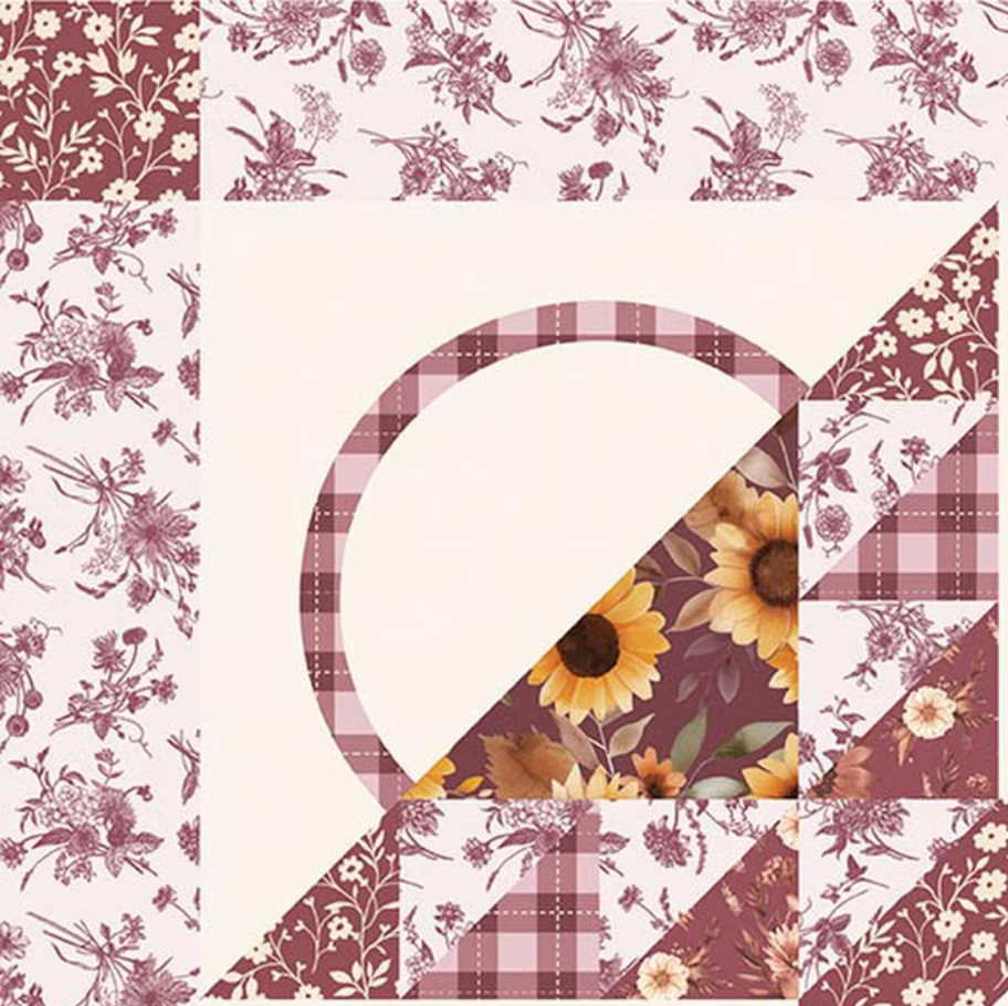 Harvest on the Prairie Harvest Baskets Cheater Print CD18293-CREAM Modern Prairie Riley Blake Half Yard