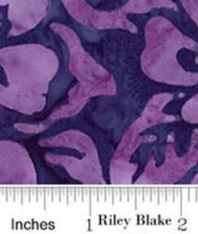 Batiks Backyard Birds Purple Haze BT23582-176 Riley Blake Half Yard