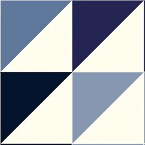 Perfect Points II Half Square Triangle Blues 54884-9 Windham Fabrics Half Yard