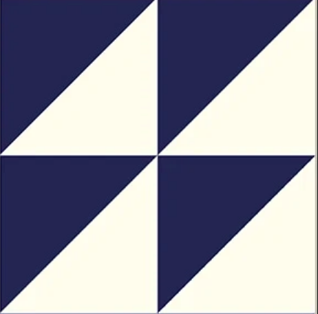 Perfect Points II Half Square Triangle Blues 54884-9 Windham Fabrics Half Yard