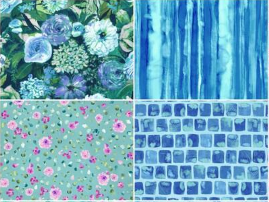 Peony Bloom 16 Fat Quarter Bundle FQ-2366-16 Robert Kaufman