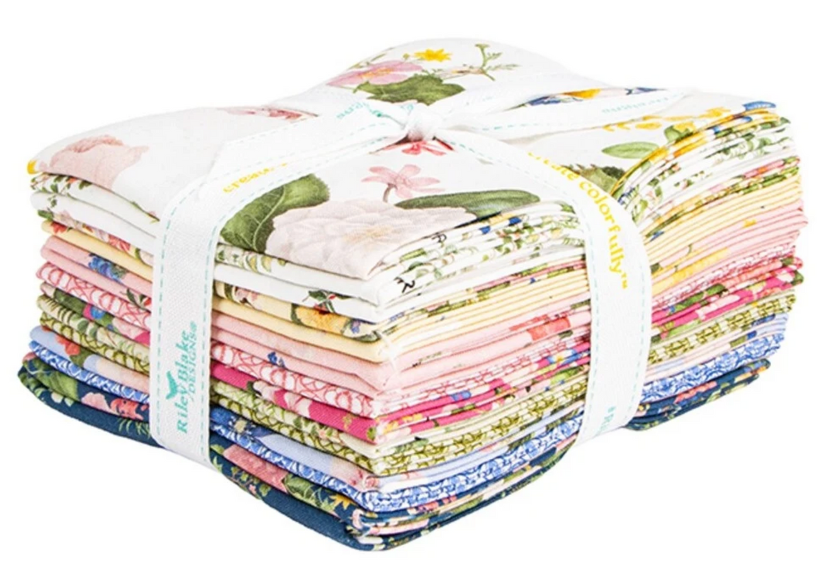 SHOCK DROP! Everbloom Flower Toss Yellow CD18053-YELLOW RHS Collection Riley Blake 1 Yard