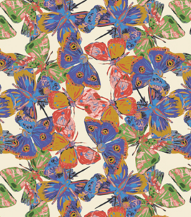 Eve Flutterflies Wind EVE-39804 Bari J. Art Gallery Fabrics Half Yard