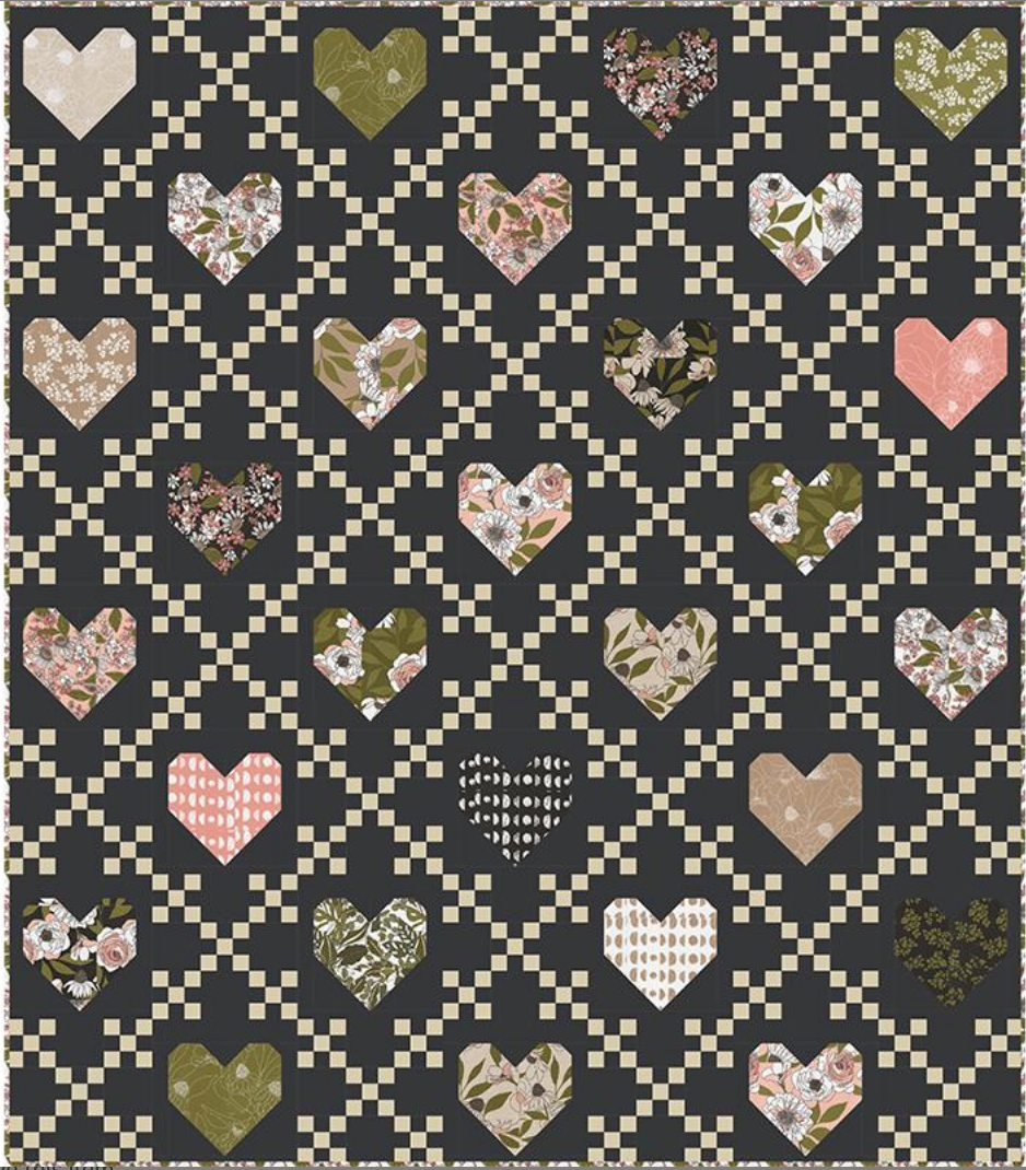 Heirloom Hearts G LBS 122 Lo & Behold Stch Moda