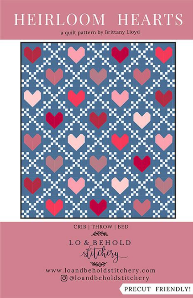 Heirloom Hearts G LBS 122 Lo & Behold Stch Moda