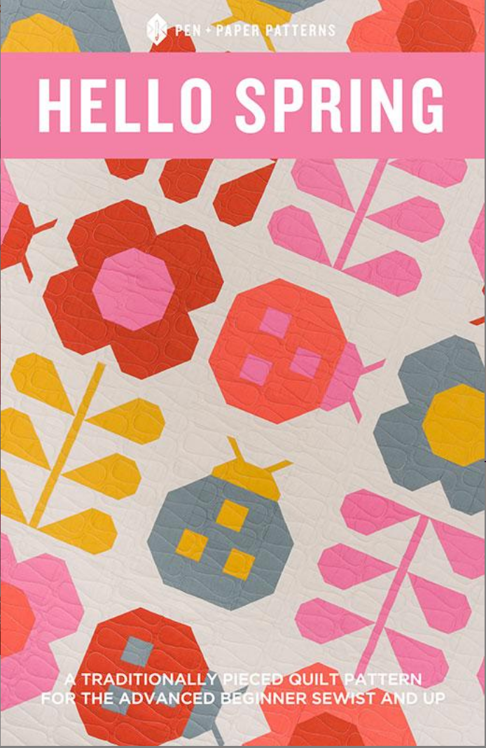Hello Spring PPP 37 Pen and Paper Pat#1 Moda