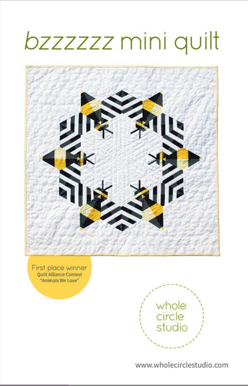 Bzzzzzz Mini Quilt WCS 002 Whole Circle Studi#1 Moda