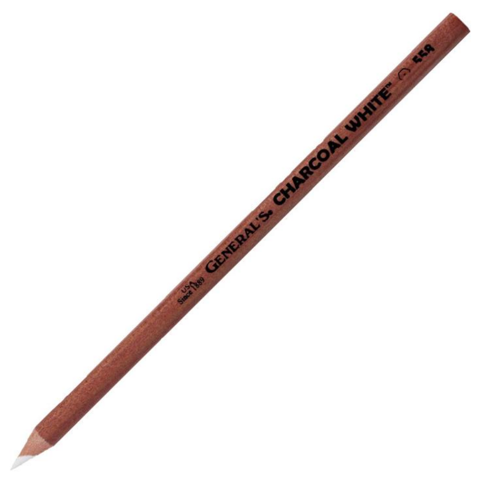Charcoal White Pencil 558 General Pencil#12 Moda