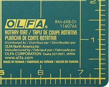 RM-6x8 6"x 8" Rotary Mat 1160766 Olfa#1 Moda