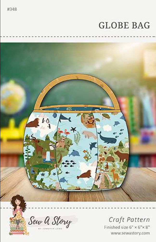Jennifer Long Globe Bag P177-GLOBEBAG Quilt Pattern Pattern Riley Blake