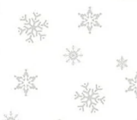 Christmas Wishes Snowflakes White-on-White C15048-WHITE Riley Blake Half Yard