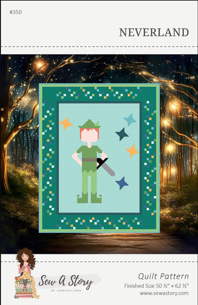 Jennifer Long Neverland P177-NEVERLAND Quilt Pattern Pattern Riley Blake