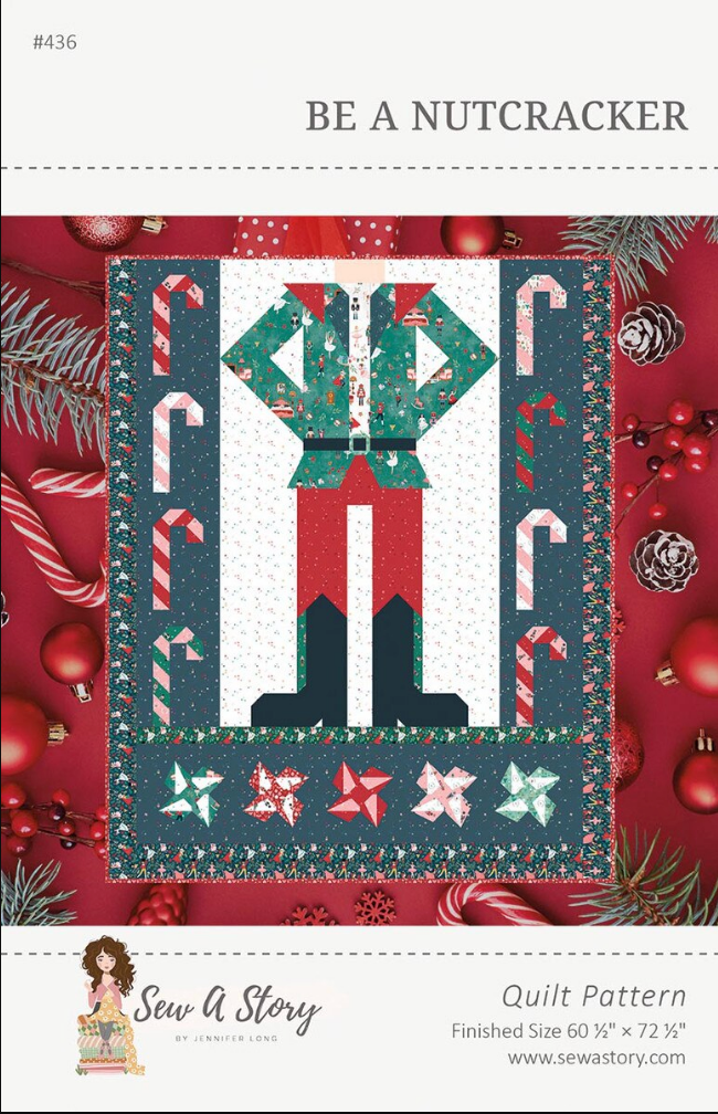 Jennifer Long Be a Nutcracker P177-BEANUTCRACKER Quilt Pattern Riley Blake
