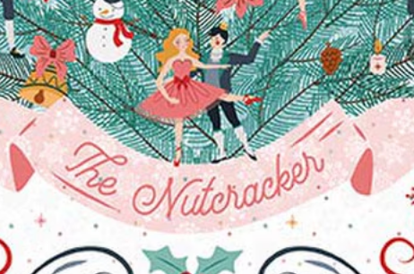 Nutcracker Tradition Decorate the Tree 1 Yard Panel PD17678-PANEL Jennifer Long Riley Blake