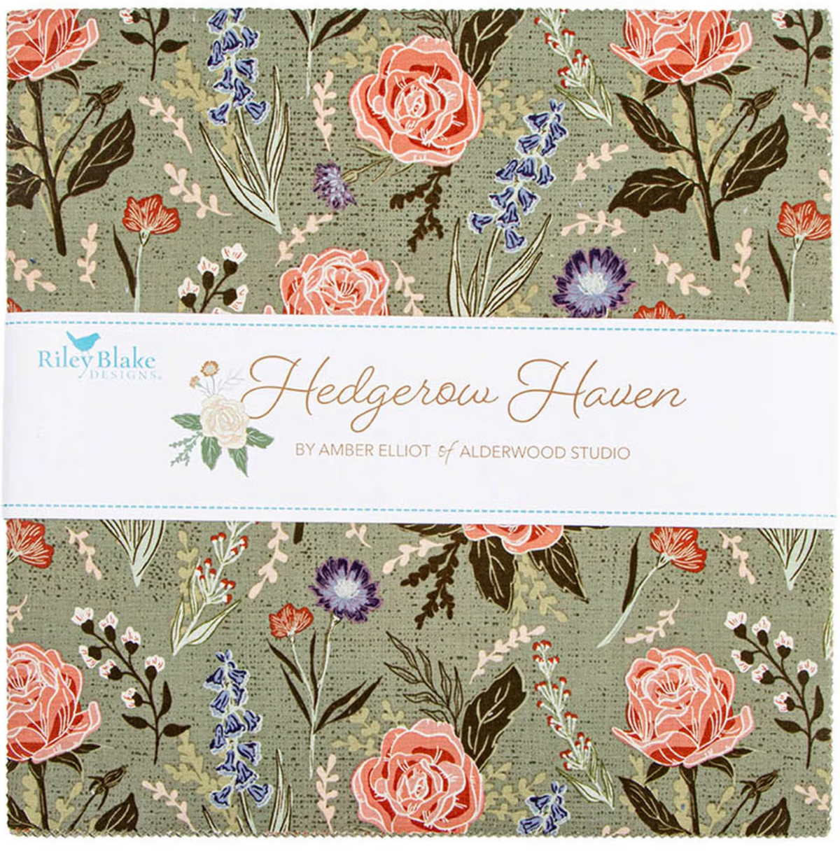 Hedgerow Haven Geese Cream C18184-CREAM Amber Elliot Riley Blake Half Yard
