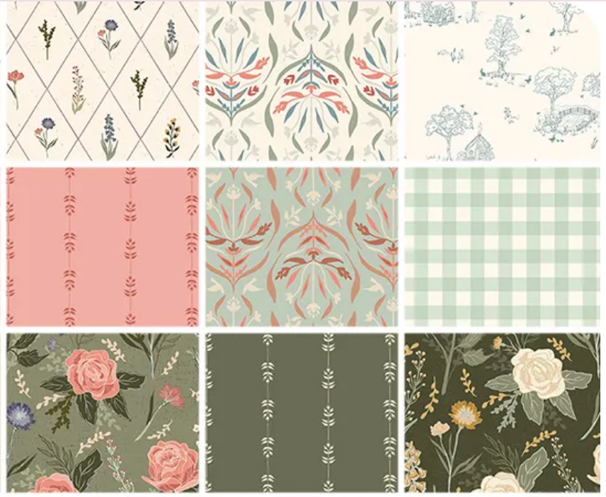 Where the Wild Flowers Are 10" Layer Cake Stacker 42 Pcs 10­-18250­-42 Judi Madsen Riley Blake Designs