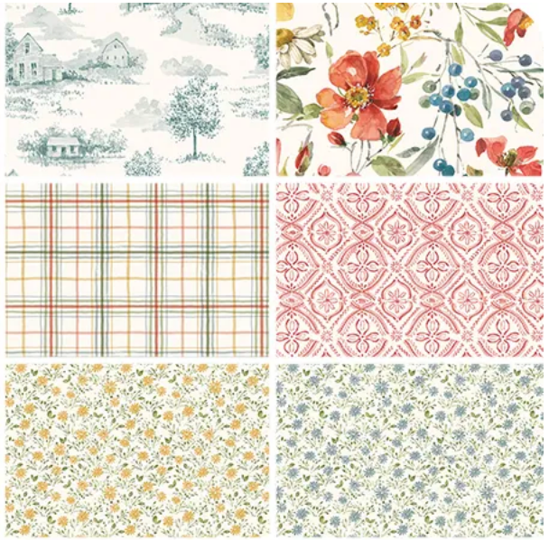 Blissful Moments 5" Charm Pack Stacker 42 Pcs 5­-18190­-42 Lisa Audit Riley Blake Designs