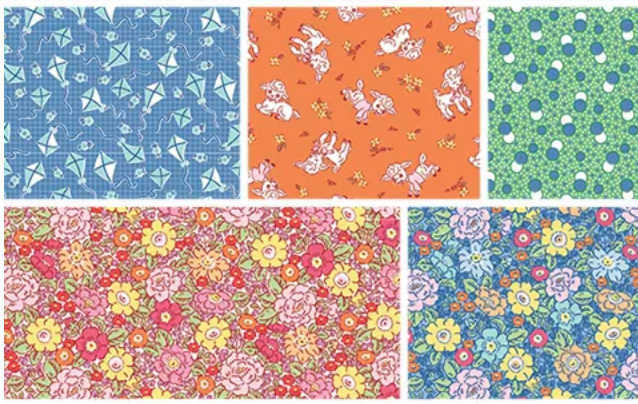 Traditional 30's C18243-PINK Kittens Pink Lindsay Wilkes Riley Blake Half Yard