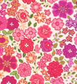 Berry Boho Bloom OM3B Ombre Lewis & Irene Half Yard