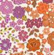 Berry Boho Bloom OM3B Ombre Lewis & Irene Half Yard