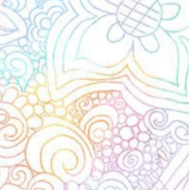 Doodle Floral XCHARISM-CD3840 Wide Back Pastel Timeless Treasures Yard
