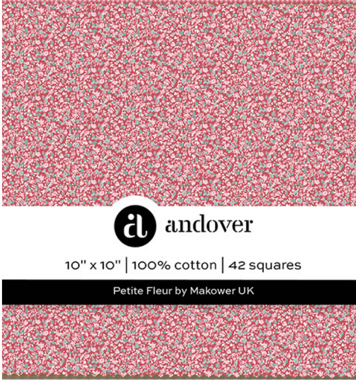 Petite Fleur  10" Square Layer Cake Andover