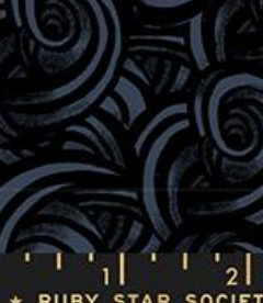 Fireglow RS2135 16 Black Ruby Star MODA Half Yard - PREORDER