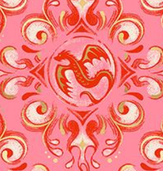 Fireglow Metallic RS2136 12M Dark Ruby Moda Half Yard- PREORDER