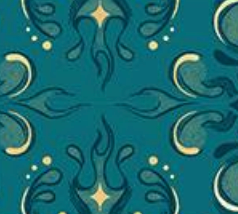 Fireglow Metallic RS2136 14M Galaxy Moda Half Yard - PREORDER