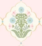 Pemberley Park PE261204 Emma Jayne Pink Poppie Cotton Half Yard