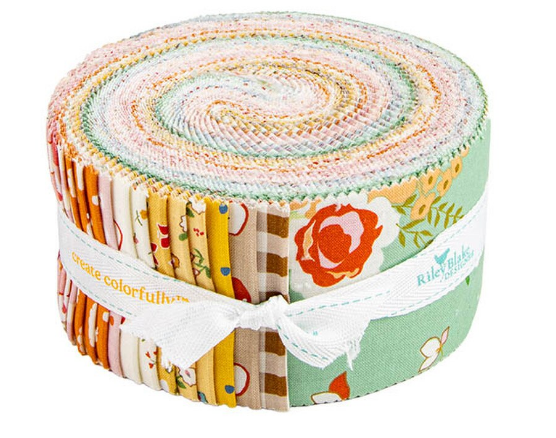 Cotton Nook 2.5" Rolie Polie Jelly Roll RP­-17970­-40 Riley Blake