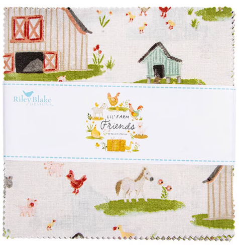 Lil' Farm Friends 10" Stacker 10­-17940­-42 Riley Blake
