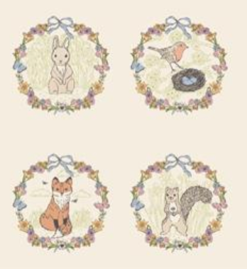My Secret Garden 24" Panel 20958 11 Cloud Stacy Iest Hsu Moda