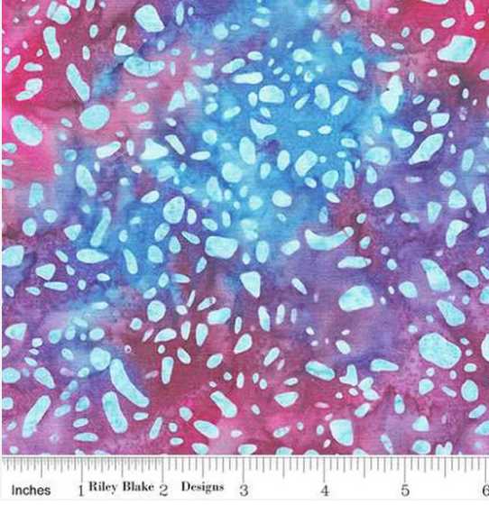 Batiks Basics Terrazzo Masquerade BT21800-187 Riley Blake Half Yard