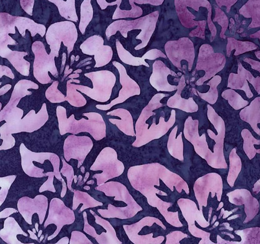 Batiks Backyard Birds Purple Haze BT23582-176 Riley Blake Half Yard