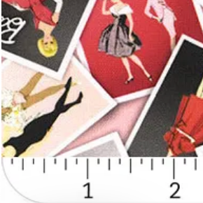Barbie™ Vintage Photos Pink CD16896-PINK Riley Blake Half Yard