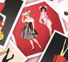 Barbie™ Vintage Photos Pink CD16896-PINK Riley Blake Half Yard