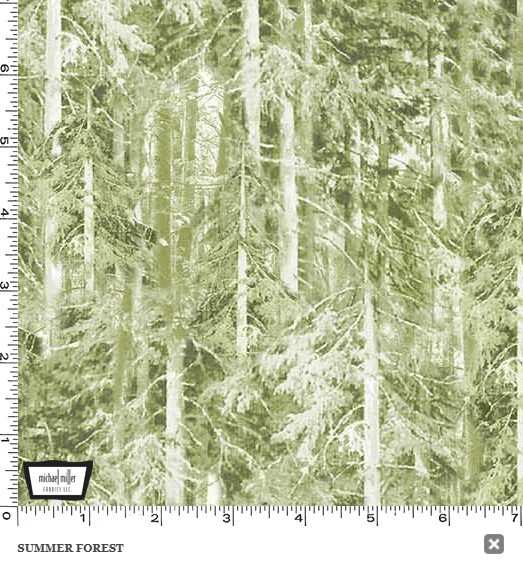 Summer Forest Michael Miller DCX12761-SAGE-D By the Half Yard