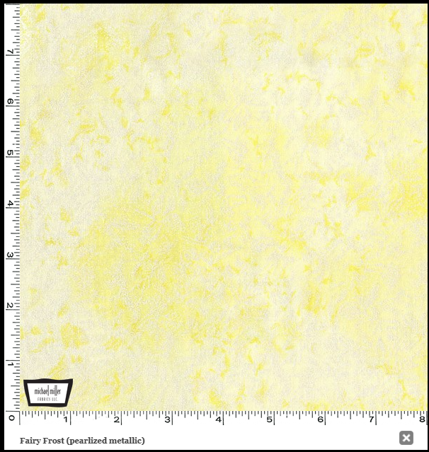 Fairy Frost Butter Pearlized Metallic Michael Miller CM0376-BUTT-D By the Half Yard