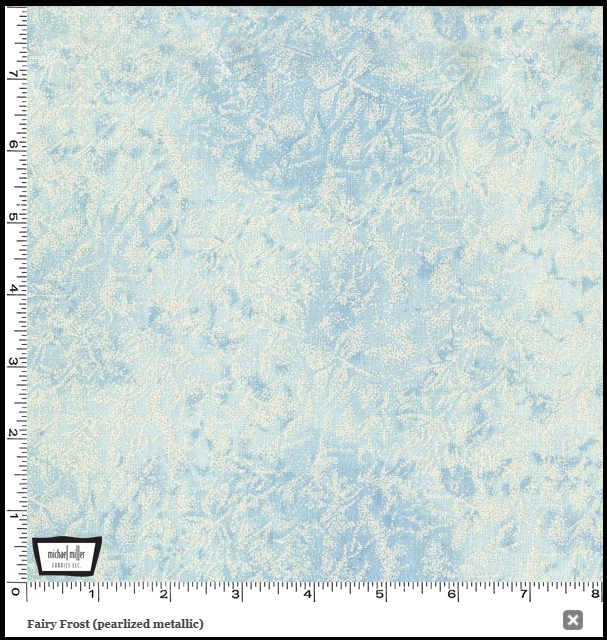 Fairy Frost Cloud Pearlized Metallic Michael Miller CM0376-CLOU-D By the Half Yard
