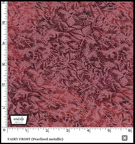 Fairy Frost Cabernet Pearlized Glitter Michael Miller CM0376-CABE-D By the Half Yard