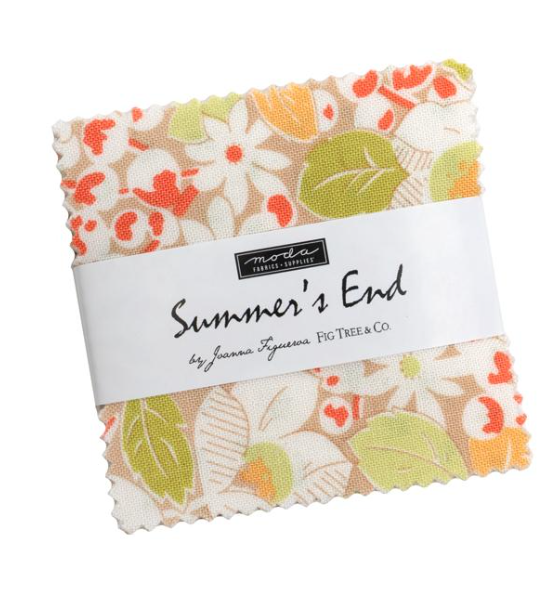 Summers End 2.5" Mini Charm Fig Tree Co Moda Fabrics 35430MC Each