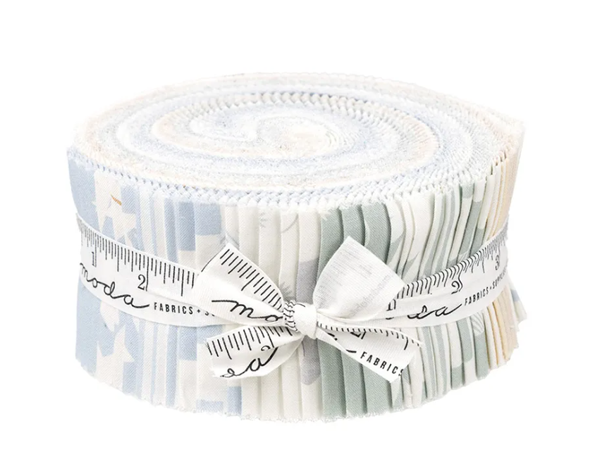 To The Moon and Back Jelly Roll by Paper + Cloth Moda Fabrics 25900JR Each