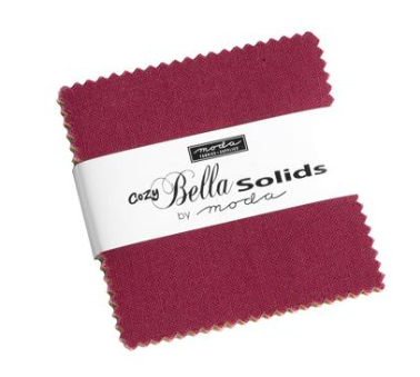 Cozy Multi Mini Charm Bella Solids Moda Fabrics 9900MCC Each