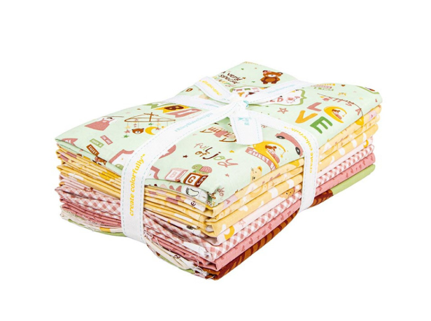 Baby Girl Mint 7-Yard + Panel by Lori Whitlock Riley Blake 1YD-16770M-8