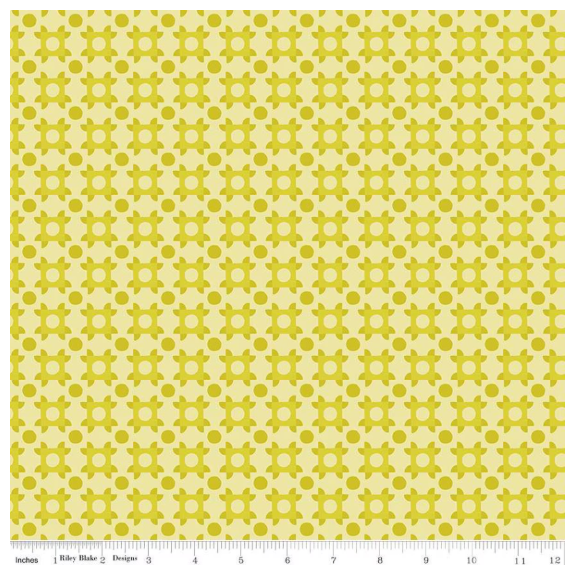 Patchwork Piazza Citrine The Genesis of a Journey by Genesis Hall Riley Blake Designs C16933­-CITRINE  By the Half Yard