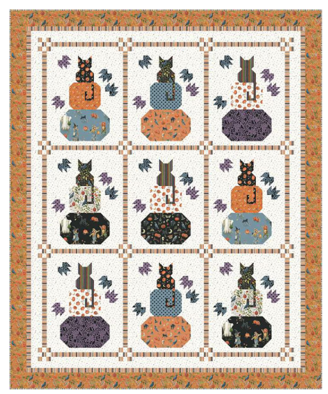 Just Kittin Around Quilt Pattern by Wendy Sheppard P180- JUSTKITTENAROUND By the Pattern